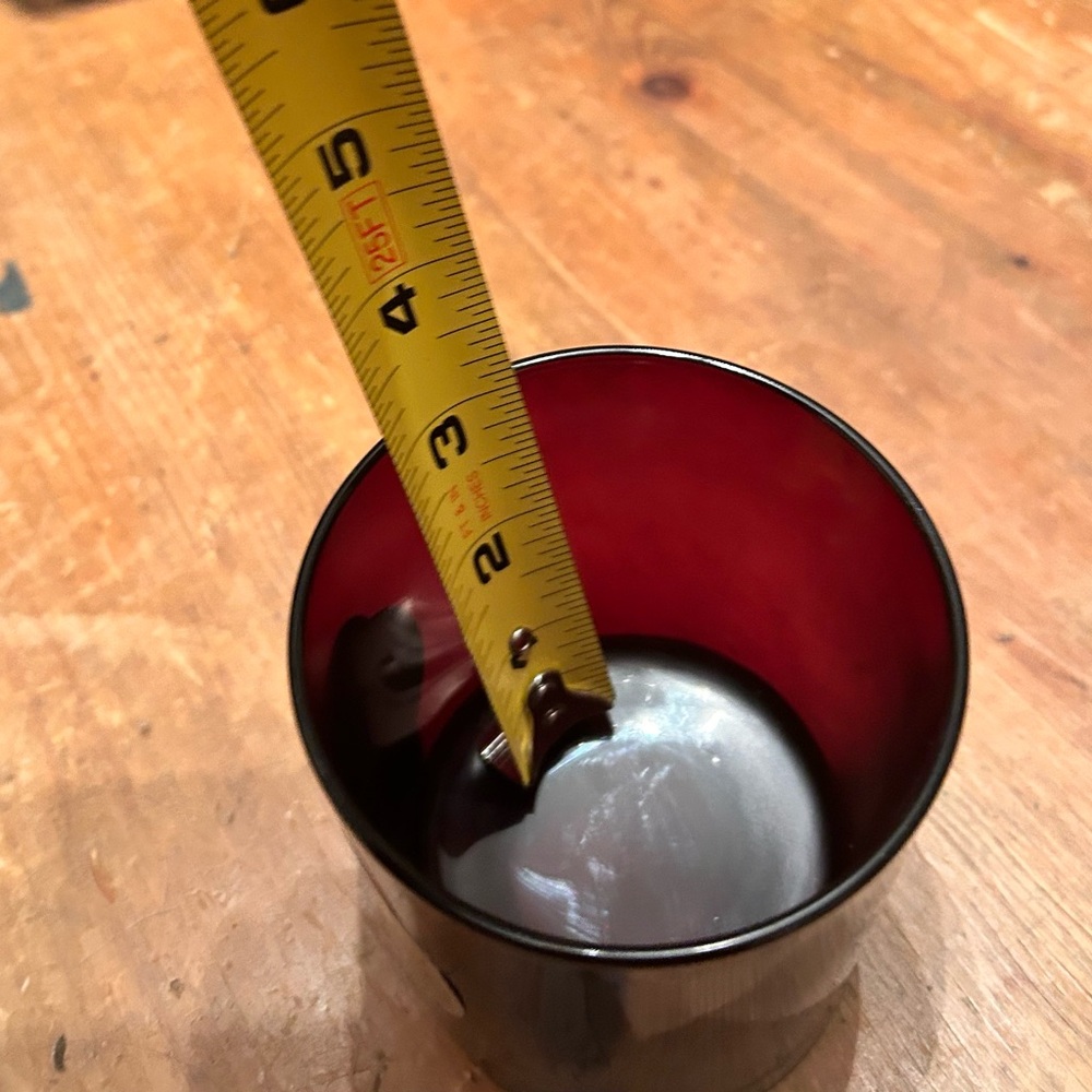 The Vampire’s Wife Trudon collab empty Bonfire red glass candle vessel with box. - Picture 10 of 11